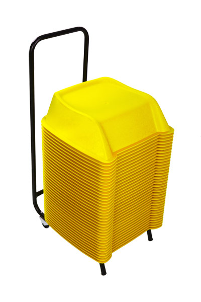 Alzador infantil para butacas en color amarillo